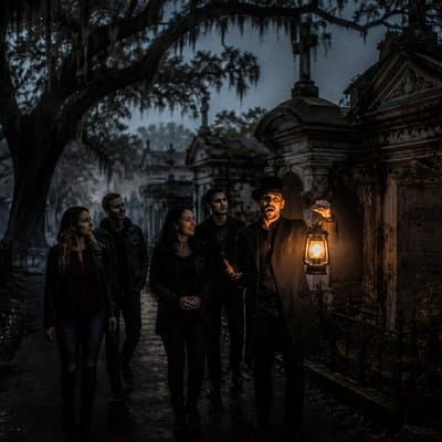 Cemetery and Ghost BYOB Bus Tour in New Orleans