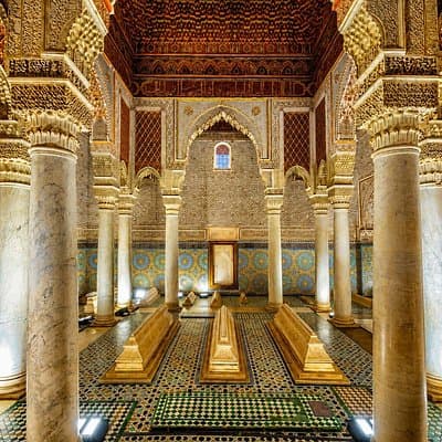 Marrakech : Saadian Tombs & Bahia Palace, Souk and Medina Tour