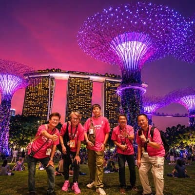 Singapore River Cruise, Night Garden Rhapsody & Spectra by CYT