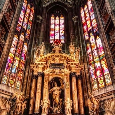 Duomo Milan Cathedral and Rooftop Access with stair tickets