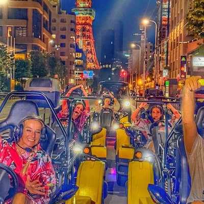Shibuya Crossing x Tokyo Tower Go-Kart Tour(IDP&Passport Required