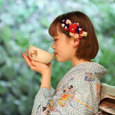 Kimono and Tea Ceremony in Miyajima