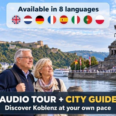 Coblenza: Paseo por la ciudad con audioguía en 7 idiomas en tu teléfono