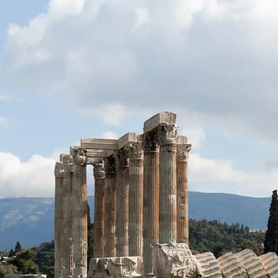 Athens Temple of Olympian Zeus Ticket With Plaka Audio Guide