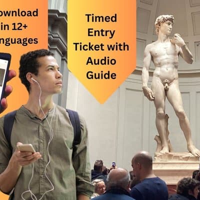 Accademia Gallery Timed Entry Ticket with Audio Guide