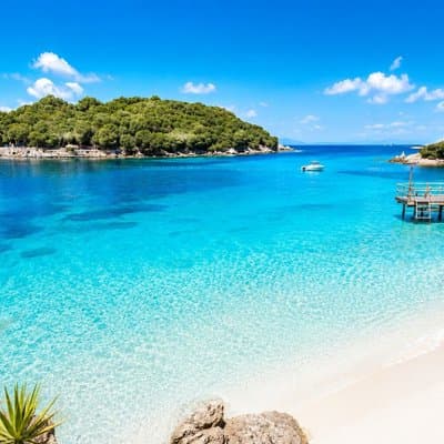 From Tirana/Durres/Golem: Saranda, Ksamil and Blue Eye Day Trip