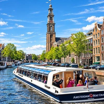 Amsterdam: Luxury Canal Cruise, Live Guide & City Highlights
