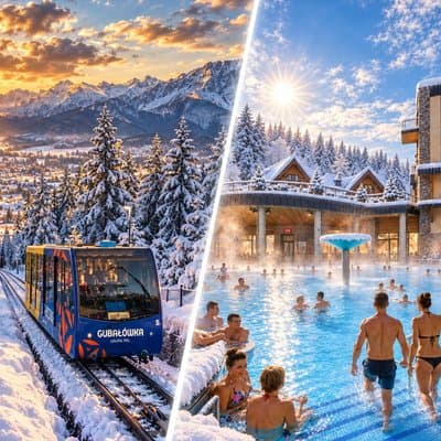 From Krakow: Zakopane Cable Car, Osycpek Cheese & Thermal Baths