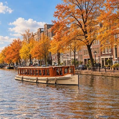 Cruzeiro de Luxo pelos Canais de Amsterdã + Opção de Bebidas e Petiscos Ilimitados