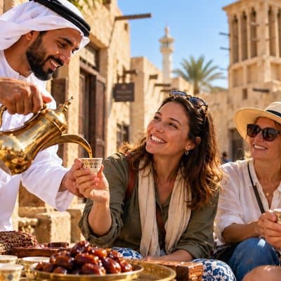 Authentic Old Dubai, Souks, Tastings & local boat Guided Tour