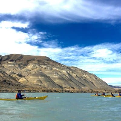 Kayak Full-Day Activity in La Leona River from El Calafate