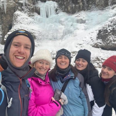 Johnston Canyon Frozen Waterfalls Small Group Tour