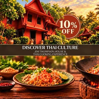 Jim Thompson House Tour and Thai Cooking Experience