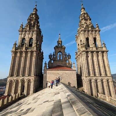 Visit to the Cathedral of Santiago with Roofs and Tower