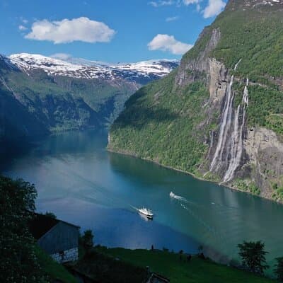 Hellesylt Sightseeing Boat Geirangerfjord