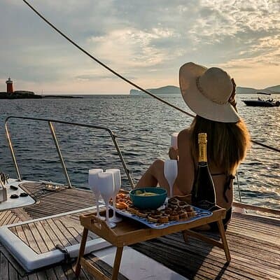 Sunset and Aperitif on a Sailing Boat in Alghero