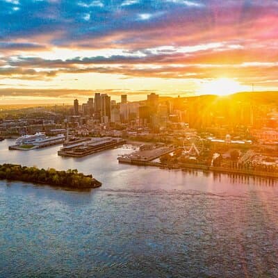 Sunset Boat tour on the St Lawrence River Old Port Montreal(1hrs)