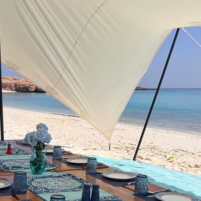 Full Day Dimaniyat Island Experience with Beach Barbecue