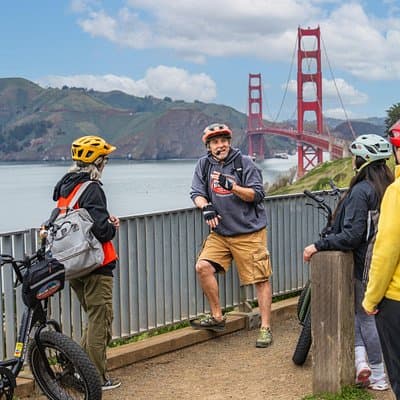 Golden Gate Bridge Guided E-Bike Tour to Sausalito