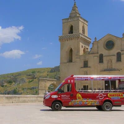 Panoramic Tour of the Sassi of Matera in Open-Bus with House-Cave