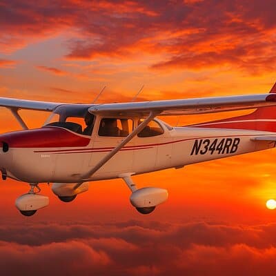 Panoramic Private Airplane Flight Experience Over Asuncion