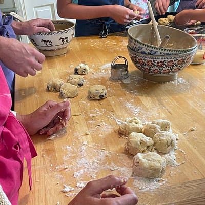 Traditional Irish Homemade Baking Scones and Bread