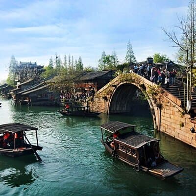 From Shanghai: Zhujiajiao Water Town Private Tour with Boat Ride