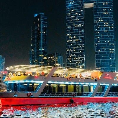Dubai Marina Dinner Cruise with Live Music & Open Bar