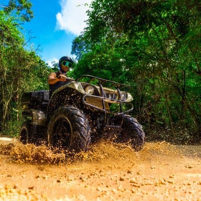 Cancun ATV Adventure, Interactive Bridges, Ziplines and Cenote