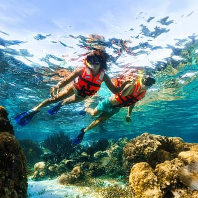 Reef Snorkeling in National Park with Beach Club & Lunch