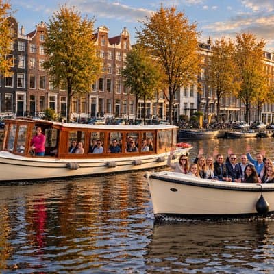 Amsterdam All-Inclusive 90-Minutes Canal Cruise by Captain Jack